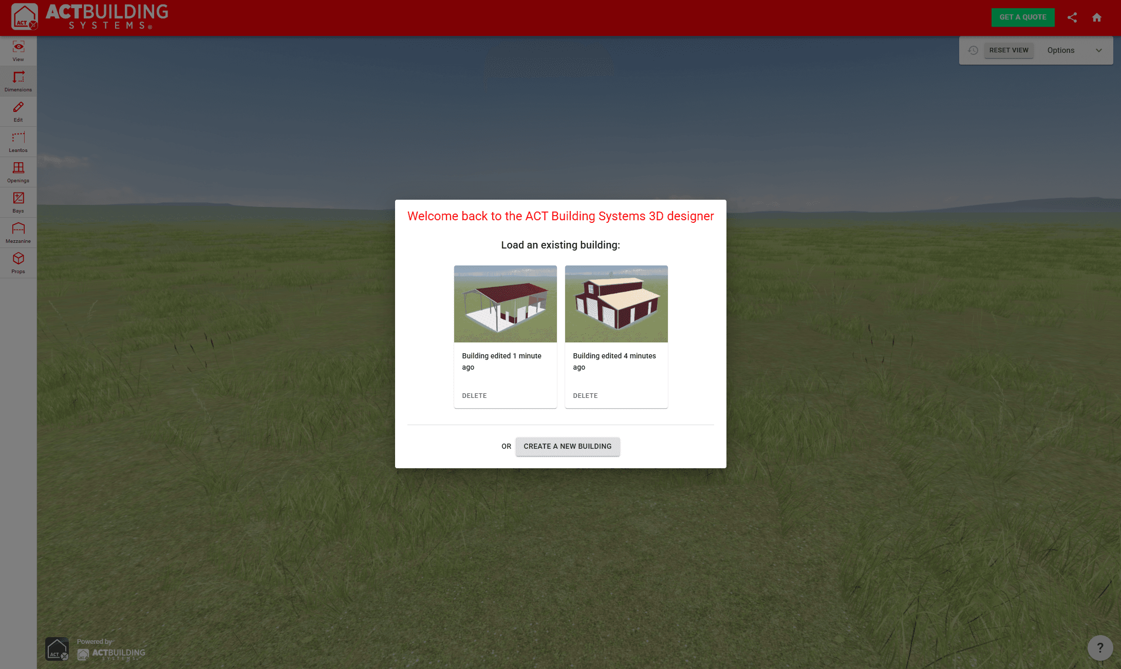 ACT Online Designer — screenshot 1 of 4
